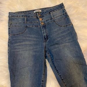 Refuge High Waisted Skinny Denim Jeans